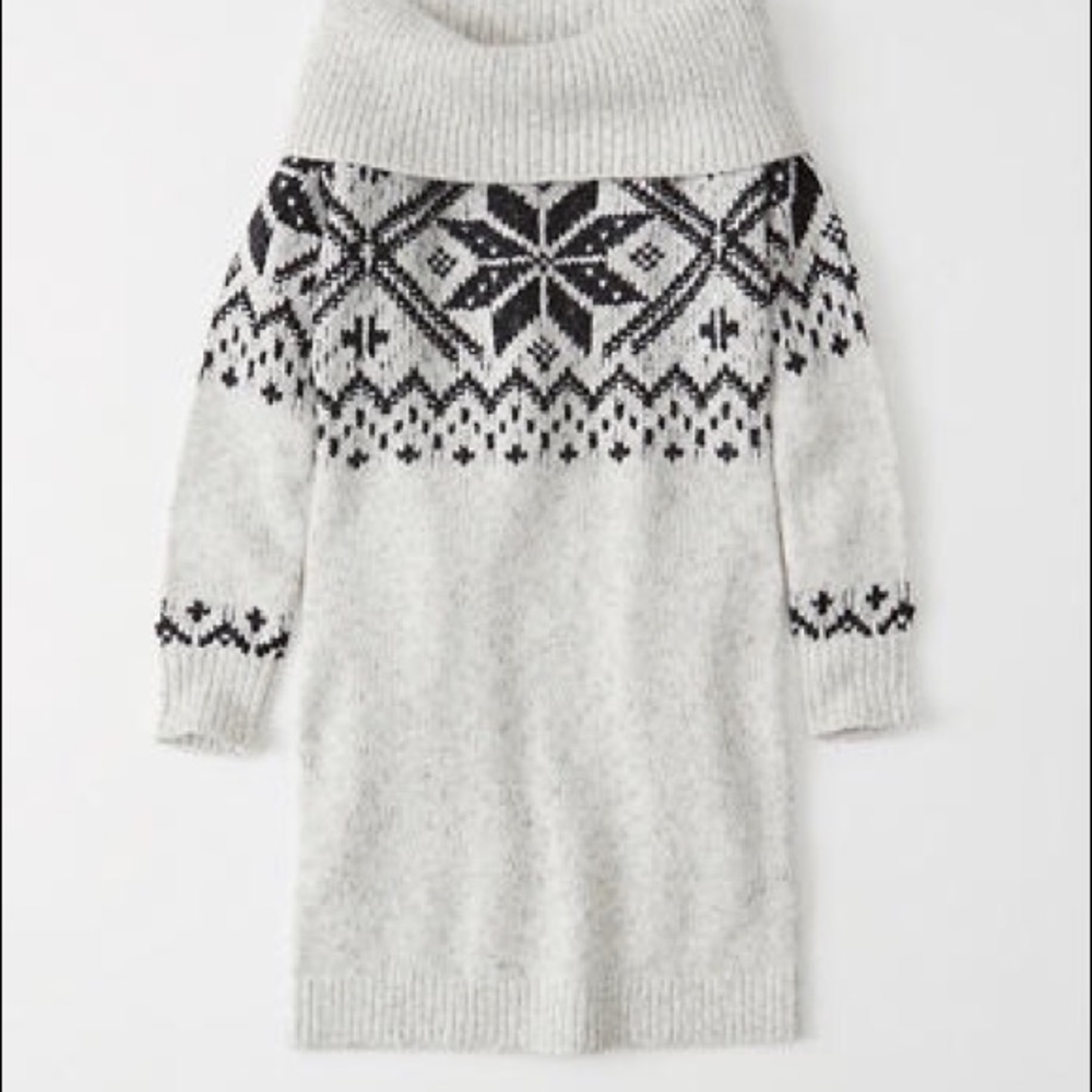 Abercrombie Size XS Off The Shoulder sweater dress
